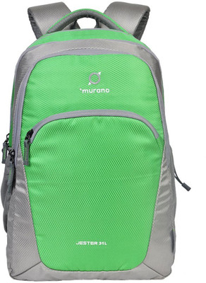 

Murano Jester School Backpack With 3 Compartment Durable Backpack 5 L Backpack(Green)