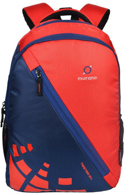 

Murano Twister Backpack - School/College Travel Backpack 5 L Backpack(Orange), Blue