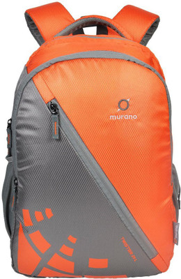 

Murano Twister School/College Backpack - Trendy Backpack 5 L Backpack(Orange), Grey