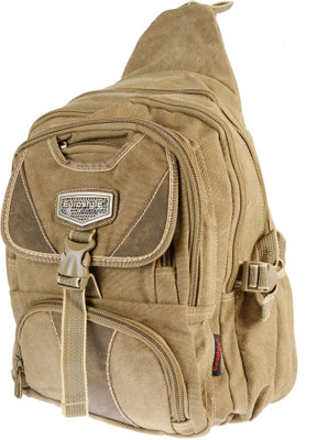 

Eurostyle Canvas Series 2.57 L Free Size Backpack(Khaki), 14011