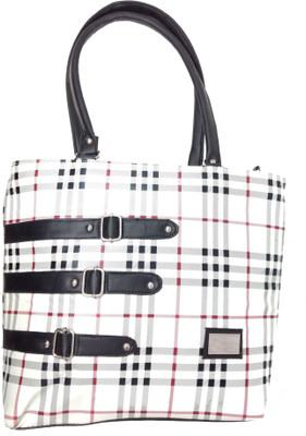

SM Shopper Women Casual, Formal, Evening/Party Leatherette Bag Shoulder Bag(White, 10 L)