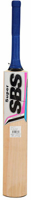 

SBS SUPER LEATHER BAT NO.  ( 1 SBS BALL FREE ) Kashmir Willow Cricket Bat(, 1-9