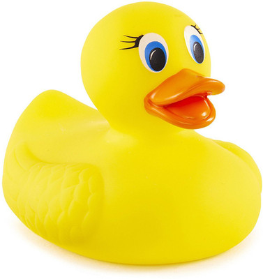 Munchkinz White Hot Safety Bath Ducky Bath Toy(Multicolor)
