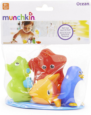 

Munchkinz Ocean Squirters - 4Pk Bath Toy(Multicolor)