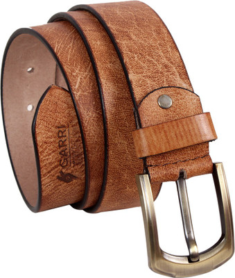 

Garri Men Casual, Party Tan Genuine Leather Belt