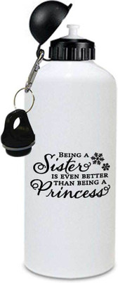 

Juvixbuy My Lovely Sister White Sipper / Water Bottle With Free 1 Cap Aluminium ) 750ml 750 ml Sipper(Pack of 1, Multicolor)
