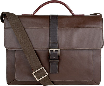 

Holii HACKER 01-BRIEFCASE-BROWN MARSALA Medium Briefcase - For Men(Red)