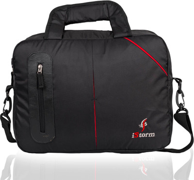 

Istorm Portfolio II Black & Red Medium Briefcase - For Men(Black, Red)