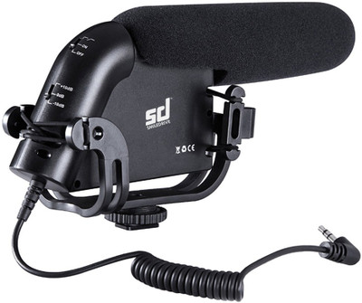 

Smiledrive Professional Video Condenser Shotgun Microphone Uni-Directional Mic for Canon Sony Nikon Pentax DSLR Camera Camcorder DV Camera Microphone