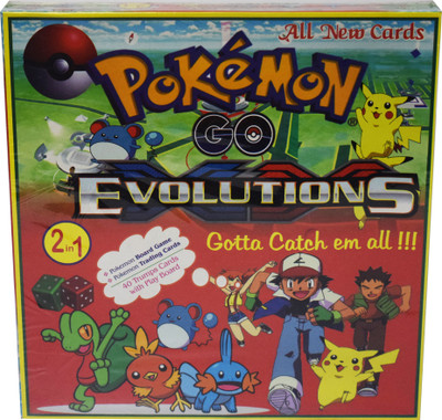 

Kiditos Pokemon Go Evolutions 2 in 1 Board Game(Multicolor)