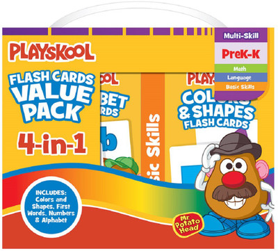 

PlaySkool 4 Pk Flash Cards Kit For Kids(Multicolor)