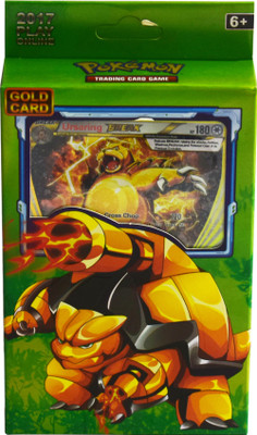 

Kiditos Pokemon 100 Gold Cards Trading card Game(Multicolor)