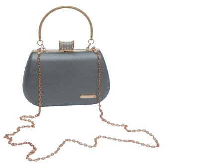 

ADORSY Party Grey Clutch