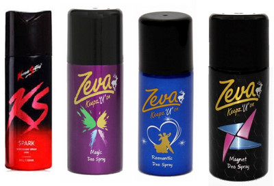 

Zeva & KS Kamasutra Spark Deodorant spray(Set of 4)