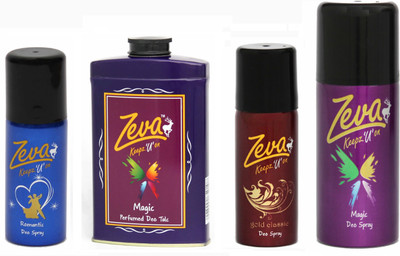 

Zeva Bodyspray deospray(Set of 4)
