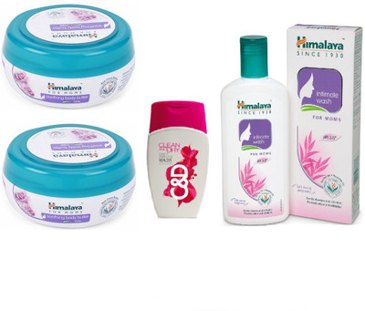 

Himalaya Soothing Body Butter, Clean And Dry, Intimate Wash(Set of 4)