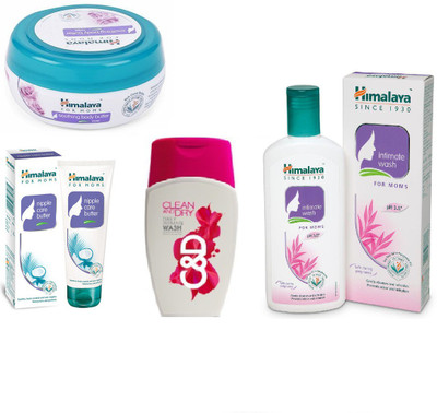 

Himalaya Soothing Body Butter, Nipple Care Butter, Clean And Dry, Intimate Wash(Set of 4)