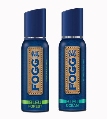 

Fogg Bleu Forest And Skies Deodorant Spray - For Men(120 ml, Pack of 2)