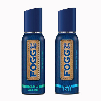 

Fogg Bleu Ocean And Skies Deodorant Spray - For Men(120 ml, Pack of 2)