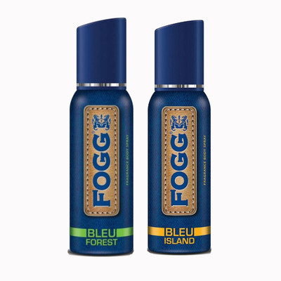 

Fogg Bleu Forest And Island Deodorant Spray - For Men(120 ml, Pack of 2)