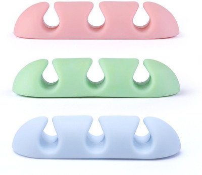 

SYGA 0 Compartments Sillicon Cable Clips(Multicolor)