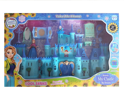 

Charlies Toy Factory Anna Elsa Frozen Castle Light & Music ***RARE***(Multicolor)