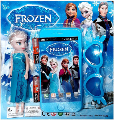 

Charlies Toy Factory Frozen Doll Mobile And Goggles(Multicolor)