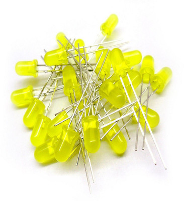 

TechWiz 5 mm Yellow LED Pack, 60 Pieces Educational Electronic Hobby Kit