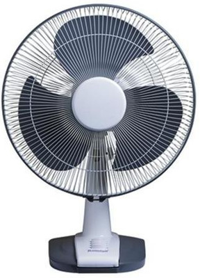 14 Off On Rallifan 400mm Table Fan Blossom 2100 Rpm Grey White 3 Blade Table Fan Grey White On Flipkart Paisawapas Com