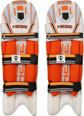 

Hebe Very Fine Quality - PVC Large Men's (44 - 48 cm) Batting Pad(White, ORANGE LABLE, Senior)