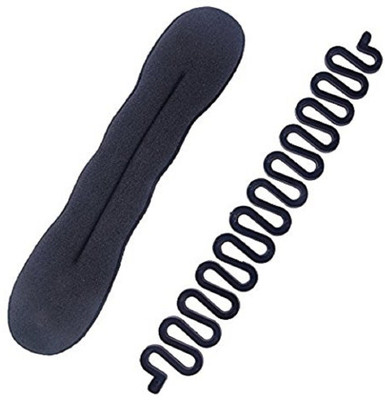 

Confidence Hair Accessories Combo (Banana Donut +Braids Tools) Hair Accessory Set(Black)