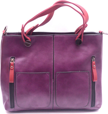 ADORSY Hand-held Bag(Purple, Pink), Pink;purple