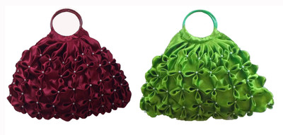 

ROSY Hand-held Bag(Purple, Green), Green;purple
