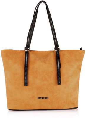 

Caprese Tote(Yellow, Black), Black;yellow