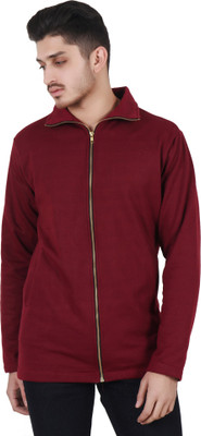 Casual Tees Full Sleeve Solid Men Jacket