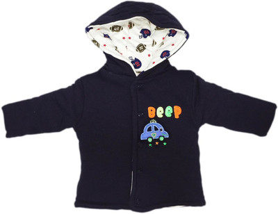 

Baybee Full Sleeve Solid Baby Boys & Baby Girls Jacket, Black