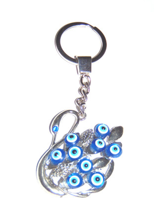 

Universal Evil eye Swan Metal Key Chain