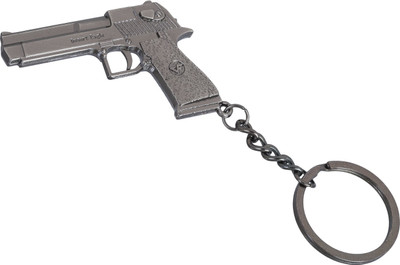 

Shubheksha Metallic Gun Key Chain