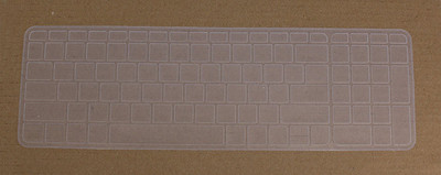 Saco Silicone ChicletProtector Cover Fit for HP 15-ac082TX Laptop Keyboard Skin(Transparent) available at flipkart for Rs.355