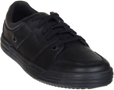 Clarks Boys Lace Sneakers(Black