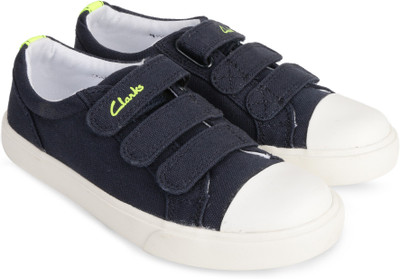 

Clarks Boys Velcro Sneakers(Dark Blue, Navy