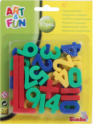 

kidoz kingdom SIMBA ART AND FUN MAGNETIC NUMBERS 37 PEICES(Multicolor)