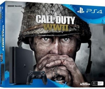 

Sony PlayStation 4 500GB Call of Duty: WWII Bundle Motion Controller(Black, For PS4)