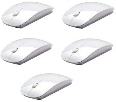 

VU4 5PC 2.4Ghz Ultra Slim Wireless Optical Gaming Mouse(USB, White)