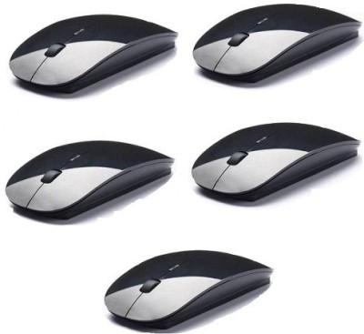 

VU4 Set Of 5 2.4Ghz Ultra Slim Wireless Optical Gaming Mouse(USB, Black)