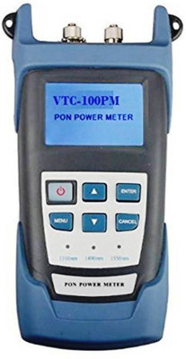 

techtest Fiber PON Optical Power Meter VTC100PM for EPON GPON xPON, CCTV & FTTx / FTTH ONT / OLT, OLT-ONU 1310/1490/1550nm Digital Multimeter(8000 Counts)