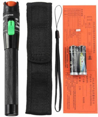 

techtest Laser 30MW Visual Fault Locator, Fiber Optic Cable Tester 30Km Range Analog Multimeter(Black 2000 Counts)