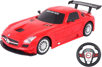 

Toyhouse Officially Licensed Mercedes SLS AMG GT3 1:24 Scale Model Car with Gravity Sensor Remote, Red(Red)