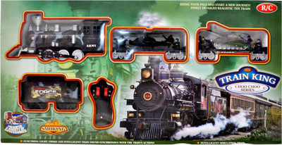 

Toyshine Remote control wireless train set for kids(Multicolor)