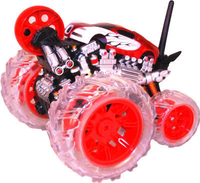 

Toy House Rolling Cyclone Wheel 360° Rotation RC Car, Red(Red)